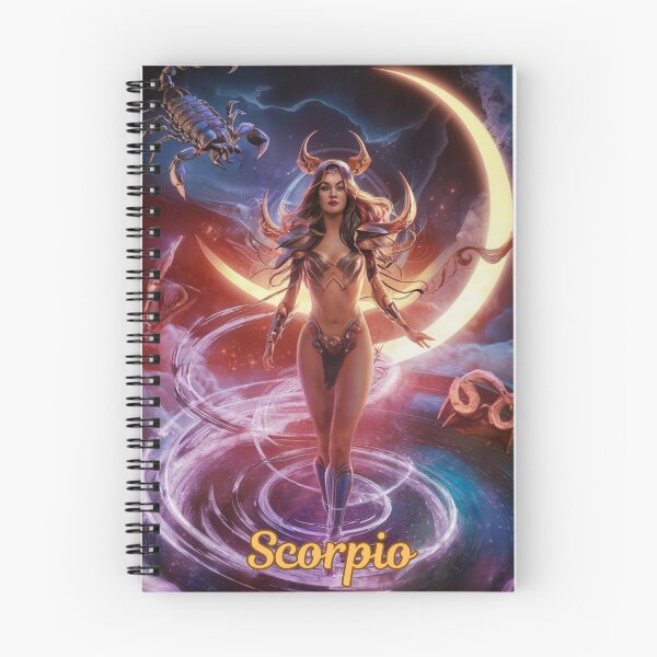 Item preview, Scorpio Zodiac, whimsical lady, Scorpio girl, cosmos goddess, sexy girl designed and sold by ZodiacWonders.