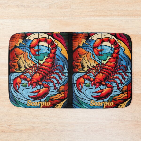Item preview, Scorpio Zodiac, stained glass designed and sold by ZodiacWonders.