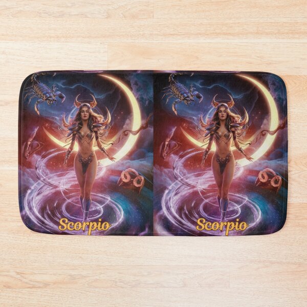 Item preview, Scorpio Zodiac, whimsical lady, Scorpio girl, cosmos goddess, sexy girl designed and sold by ZodiacWonders.