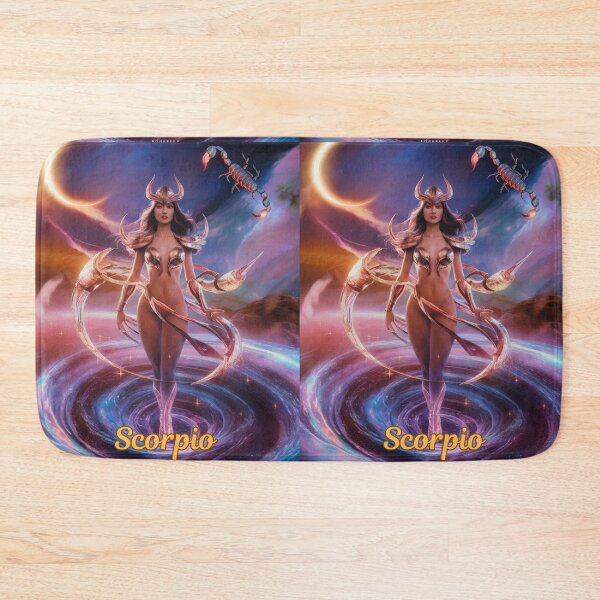 Item preview, Scorpio Zodiac, whimsical lady, Scorpio girl, cosmos goddess, sexy girl designed and sold by ZodiacWonders.