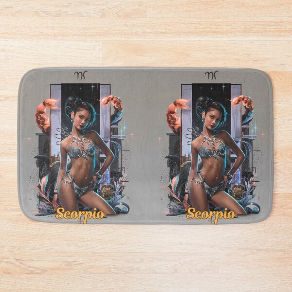 Item preview, Scorpio Zodiac, whimsical lady, Scorpio girl, cosmos goddess, sexy girl designed and sold by ZodiacWonders.
