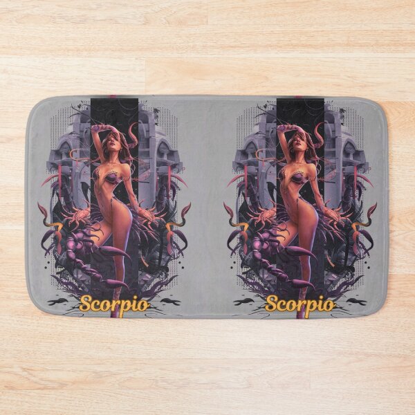 Item preview, Scorpio Zodiac, whimsical lady, Scorpio girl, cosmos goddess, sexy girl designed and sold by ZodiacWonders.