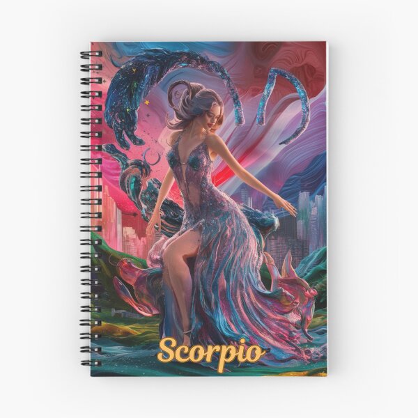 Item preview, Scorpio Zodiac, whimsical lady, Scorpio girl, cosmos goddess, sexy girl designed and sold by ZodiacWonders.