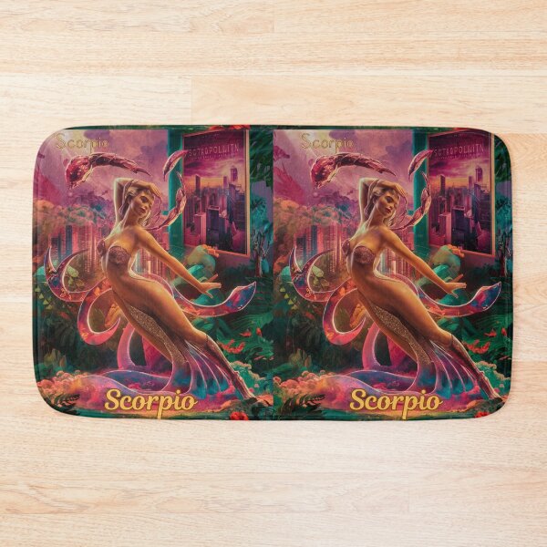 Item preview, Scorpio Zodiac, whimsical lady, Scorpio girl, cosmos goddess, sexy girl designed and sold by ZodiacWonders.