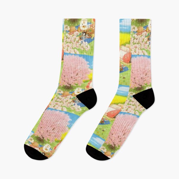 Item preview, Animals Picnicking in Cherry Blossoms designed and sold by jennysselling.