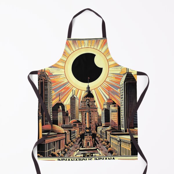 Item preview, Solar Eclipse Indianapolis 2024 designed and sold by Lowtech.