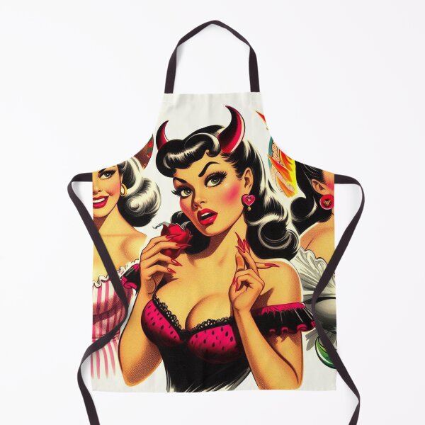 Item preview, Hot Devil Girl designed and sold by PulpVintage.