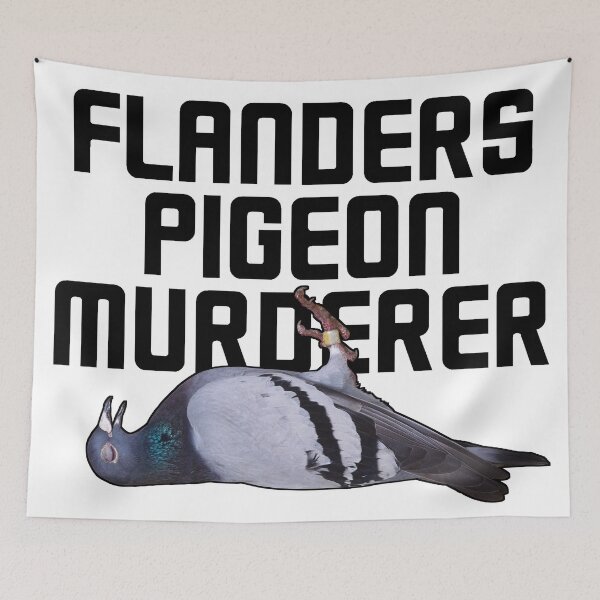 Item preview, Flanders Pigeon Murderer vers.2 designed and sold by loganferret.