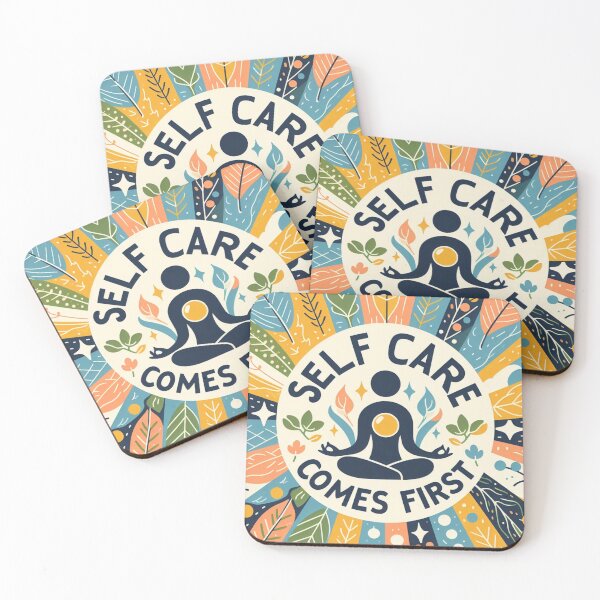 Item preview, SELF CARE COMES FIRST - Soothing and Colorful Design designed and sold by Elouk.