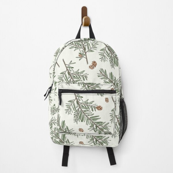 Item preview, Western Hemlock Leaves and Cones Botanical Art Seamless Pattern Design designed and sold by Created-by-CC.
