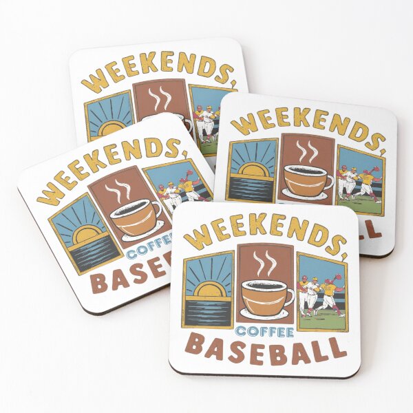 Item preview, Weekends Coffee And Baseball Essentiel  designed and sold by maelgshop.