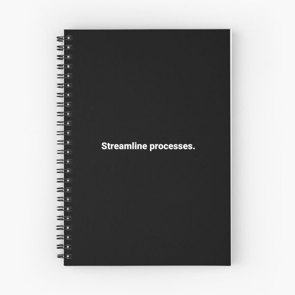 Item preview, Streamline processes. designed and sold by Text-based T-Shirts and Gifts.