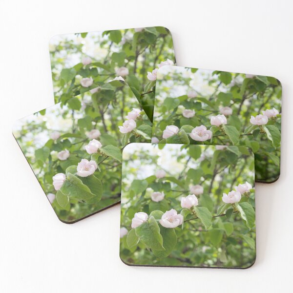 Item preview, Springtime Delight - Blossoming Quince Tree designed and sold by Georgia Mizuleva.