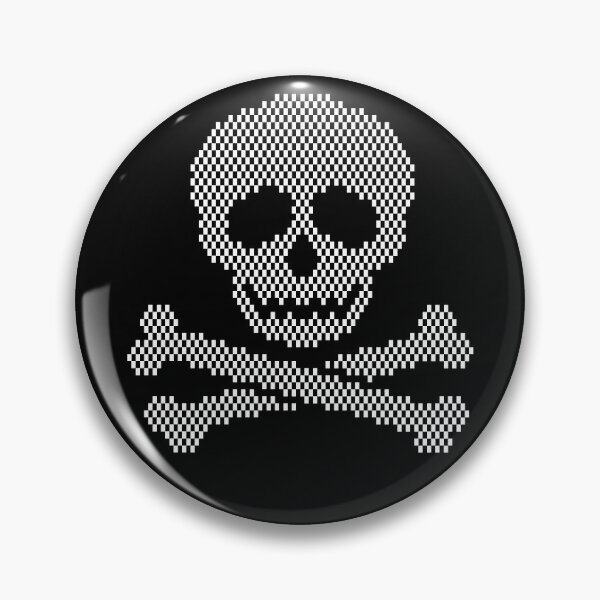 Item preview, Retro Printer Skull & Crossbones (White) designed and sold by M-Greco.