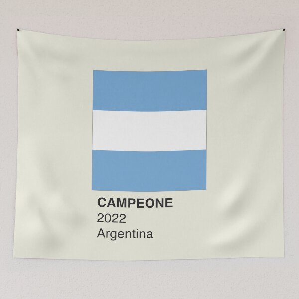 Item preview, CAMPEONE 2022 Argentina (Pantone Style) designed and sold by frikybomb.