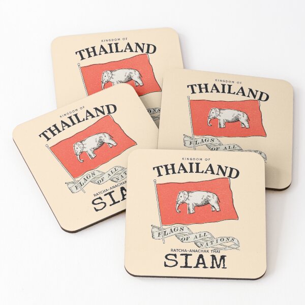 Item preview, Antique Flag of Thailand designed and sold by KewaleeTee.
