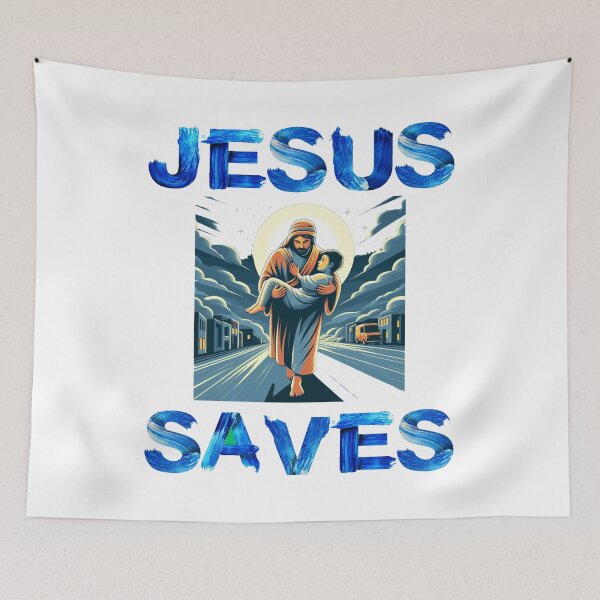 Item preview, Jesus Saves-2 designed and sold by Focus-Photo-PG.