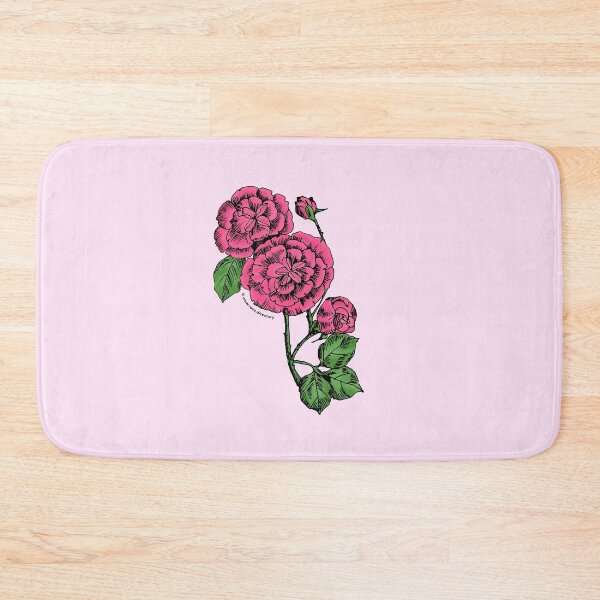 Item preview, Mid Pink Pompon Rose Bloom Double 16-25 Petals In 3+ Rows designed and sold by Rachael Taylor.
