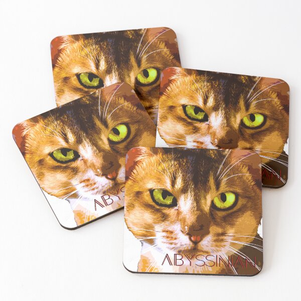 Item preview, CAT ABYSSINIAN 2 designed and sold by happypetarts.