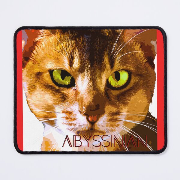 Item preview, CAT ABYSSINIAN 2 designed and sold by happypetarts.