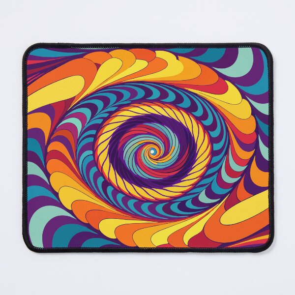 Item preview, Psychedelic Vortex: A Kaleidoscopic Journey Through Twisted Waves designed and sold by ploen kongsuwan.