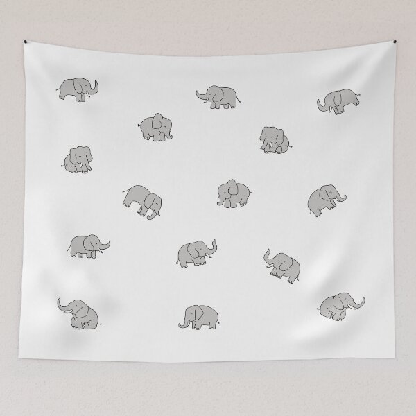 Item preview, Tiny tiny elephant Stickers designed and sold by GlowinUp Shop.