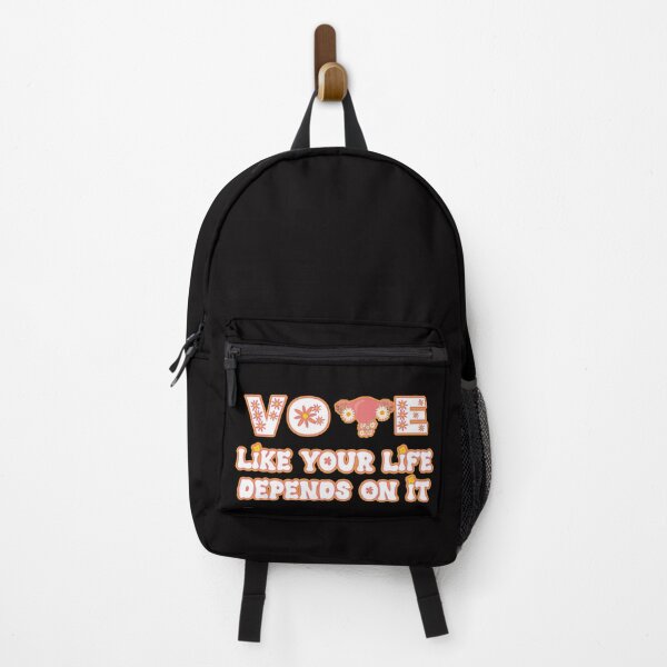 Item preview, Vote like your life depends on it: With uterus and daisies pro choice art. designed and sold by JoyOfHopeStore.