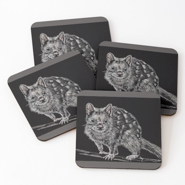 Item preview, Eastern Spotted Quoll - scraper board designed and sold by Nature in Tasmania.