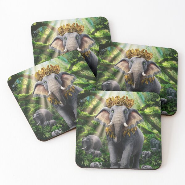Item preview, Elephant Portrait. elephant king designed and sold by ElephantVibes.