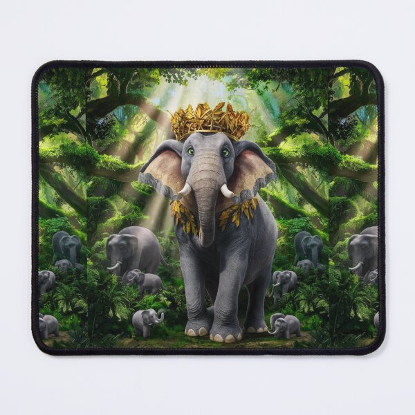Item preview, Elephant Portrait. elephant king designed and sold by ElephantVibes.