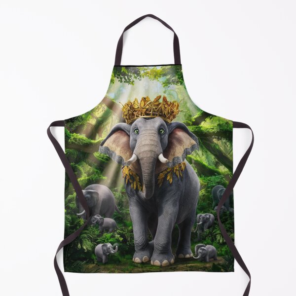 Item preview, Elephant Portrait. elephant king designed and sold by ElephantVibes.