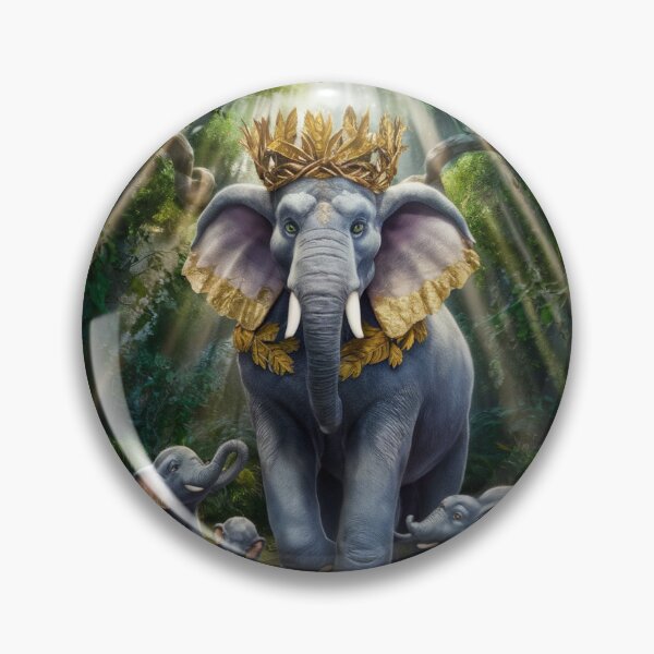 Artikelvorschau, Elefantenporträt. Elefantenkönig entworfen und verkauft von ElephantVibes.