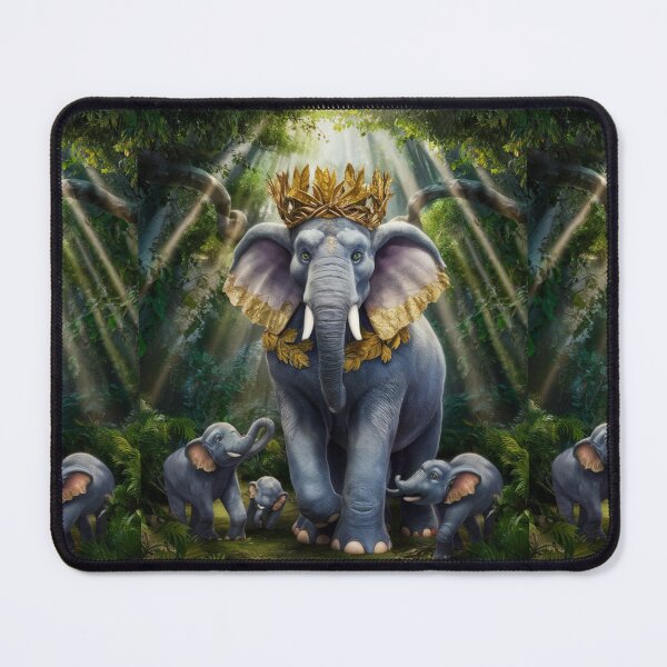 Item preview, Elephant Portrait. elephant king designed and sold by ElephantVibes.
