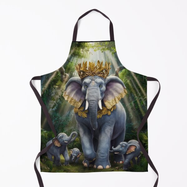 Item preview, Elephant Portrait. elephant king designed and sold by ElephantVibes.