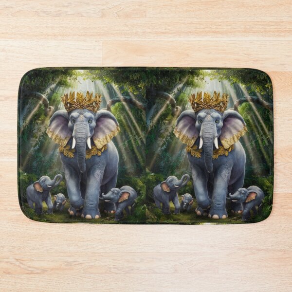 Item preview, Elephant Portrait. elephant king designed and sold by ElephantVibes.