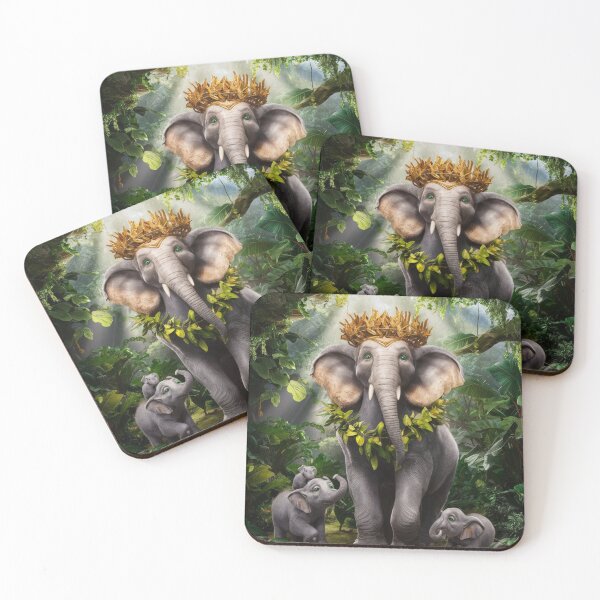 Item preview, Elephant Portrait. elephant king designed and sold by ElephantVibes.