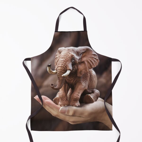 Item preview, Elephant Portrait. palm size designed and sold by ElephantVibes.