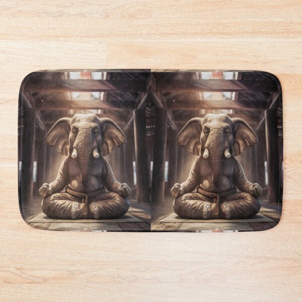 Item preview, Elephant Portrait. meditation in temple designed and sold by ElephantVibes.