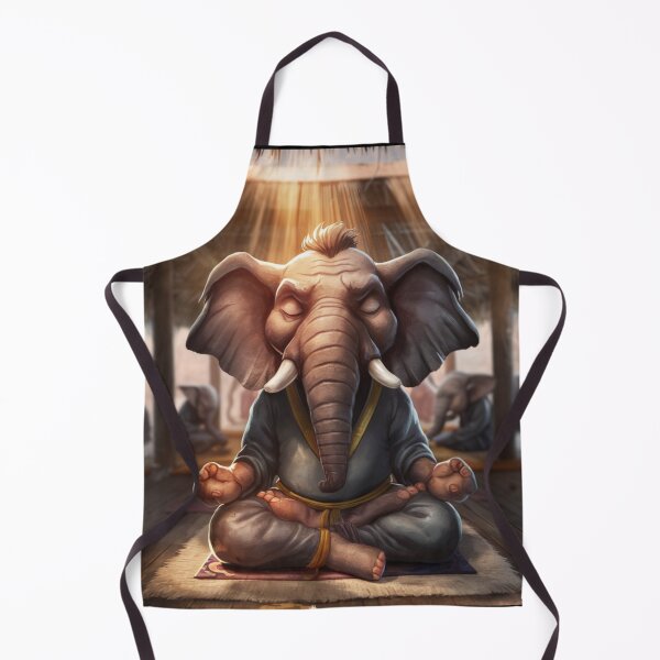 Item preview, Elephant Portrait. meditation in temple designed and sold by ElephantVibes.