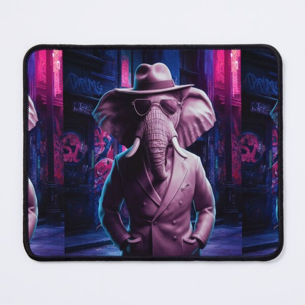Item preview, Elephant Portrait. graffiti fashion, hip-hop style, cyberpunk style designed and sold by ElephantVibes.