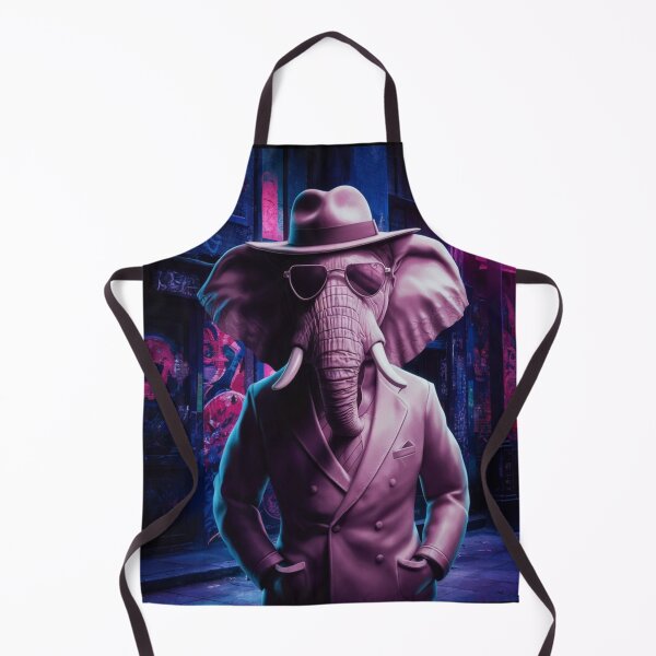 Item preview, Elephant Portrait. graffiti fashion, hip-hop style, cyberpunk style designed and sold by ElephantVibes.