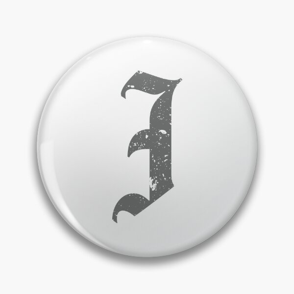 Item preview, Calligraphic Capital Letter I Grunge designed and sold by KTSubz Faith & Fun Designs.