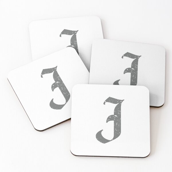 Item preview, Calligraphic Capital Letter J Grunge designed and sold by KTSubz Faith & Fun Designs.