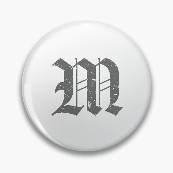 Item preview, Calligraphic Capital Letter M Grunge designed and sold by KTSubz Faith & Fun Designs.