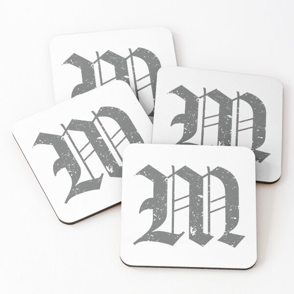 Item preview, Calligraphic Capital Letter M Grunge designed and sold by KTSubz Faith & Fun Designs.