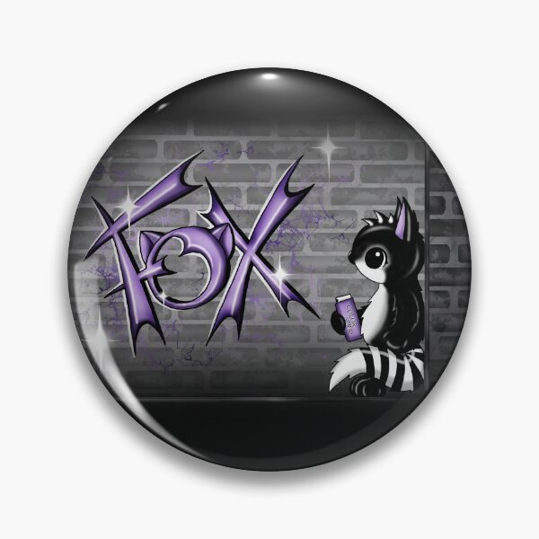 Item preview, fox graffiti sprayer designed and sold by Pezi-Creation.