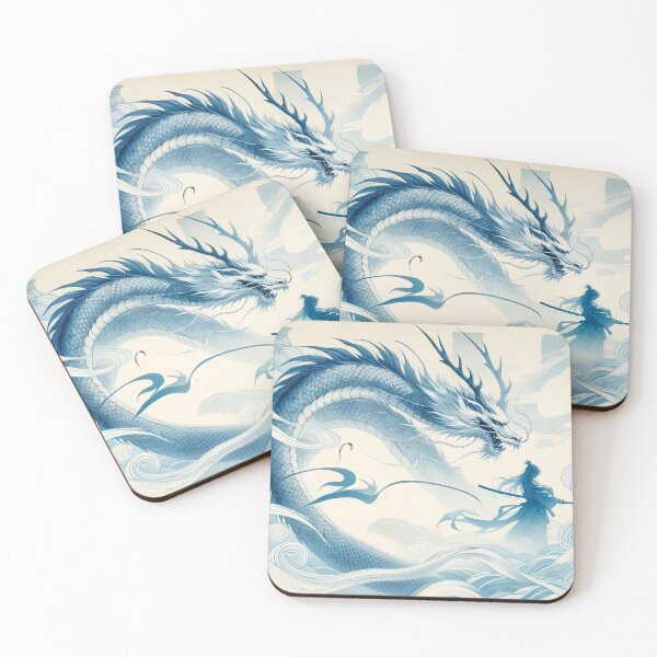 Item preview, samurai and dragon above the clouds designed and sold by k-ta1104.