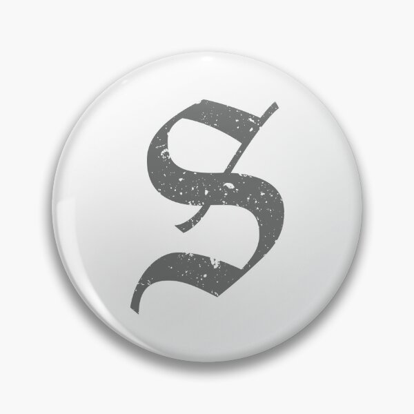 Item preview, Calligraphic Capital Letter S Grunge designed and sold by KTSubz Faith & Fun Designs.