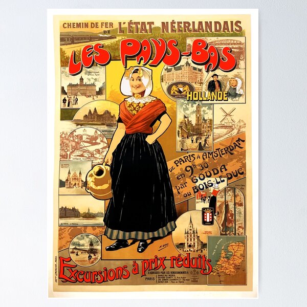 Aperçu de l'œuvre Le Pays-Bas créée et vendue par Donkey's Salad.