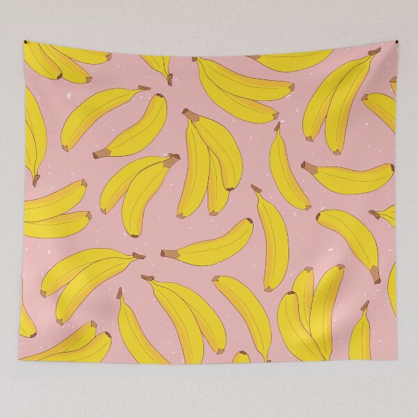 Item preview, Raining bananas in pink designed and sold by PeachyLitchi.